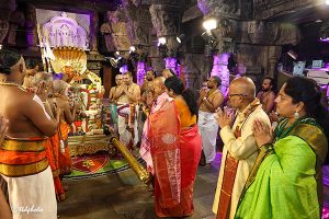 Procession Of Utsava Deities In Gold Tiruchi 1