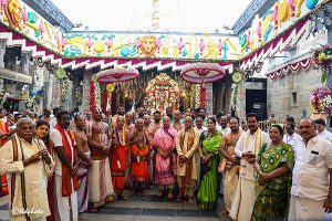 Procession Of Utsava Deities In Gold Tiruchi 3