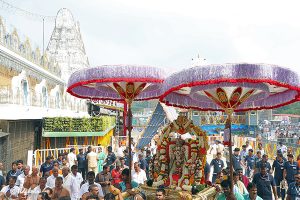 Procession Of Utsava Deities In Gold Tiruchi 7