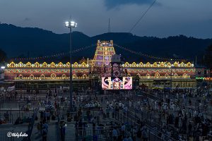 SRIVARI TEMPLE LIGHTNING FRONT VIEW2 SRIVARI TEMPLE LIGHTNING FRONT VIEW2